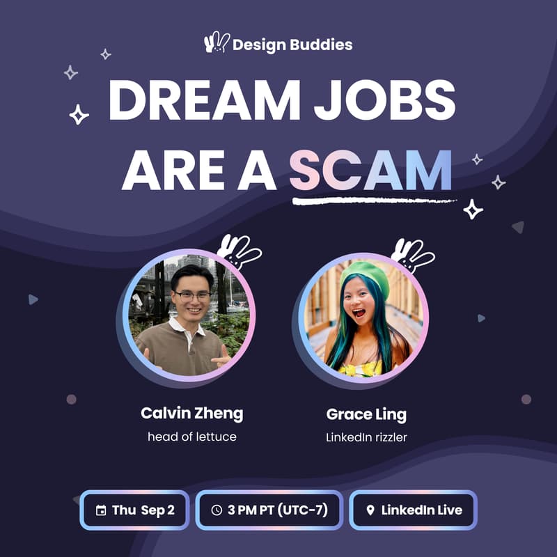 Cover Image for dream jobs are a scam