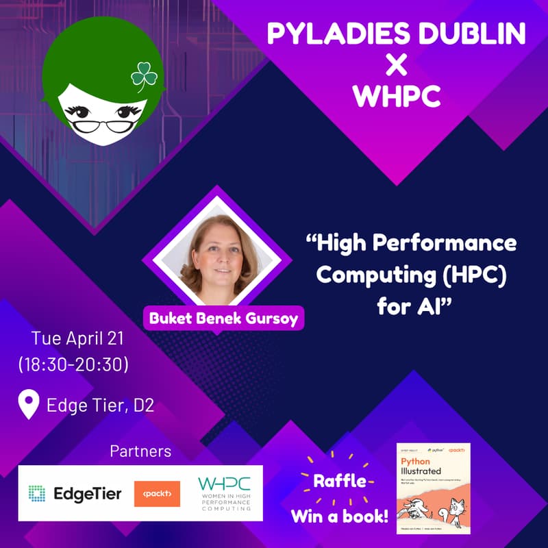Cover Image for PyLadies Dublin x Women in High Performance Computing @ EdgeTier