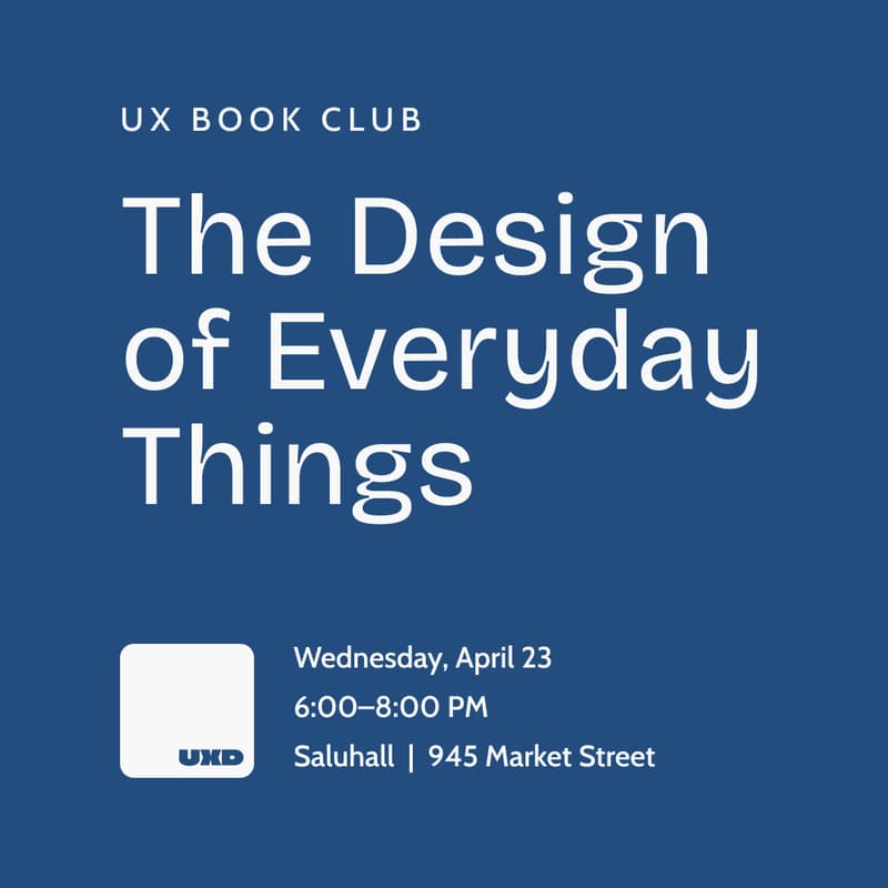 Cover Image for UX book club: The Design of Everyday Things