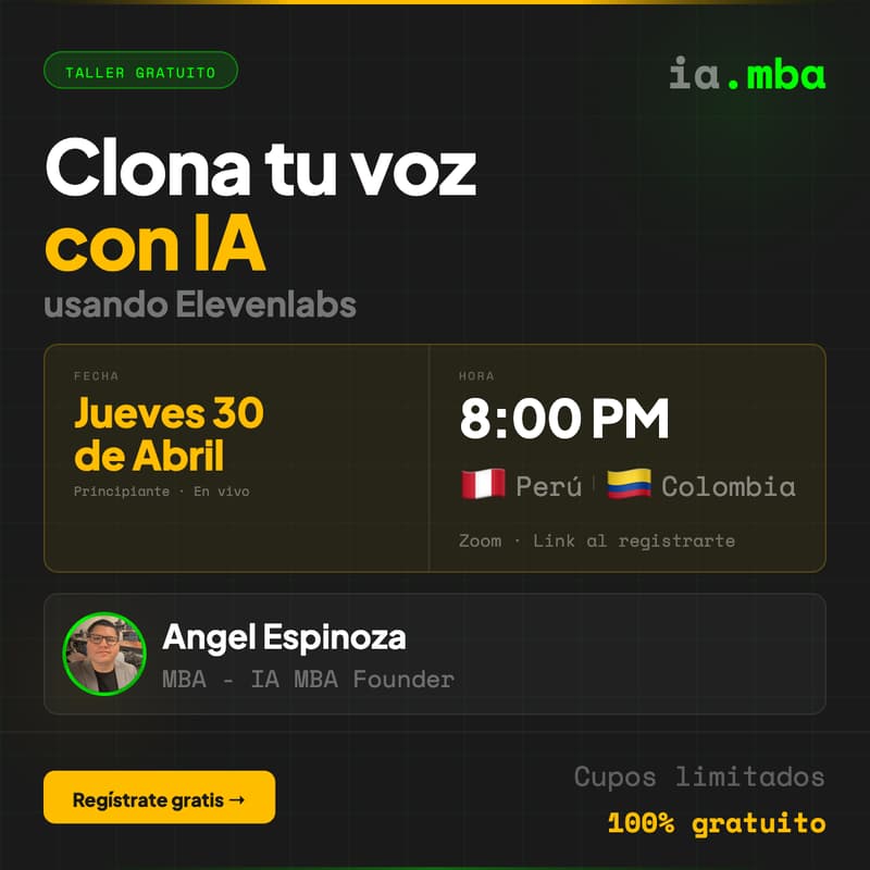 Cover Image for Clona tu Voz con IA