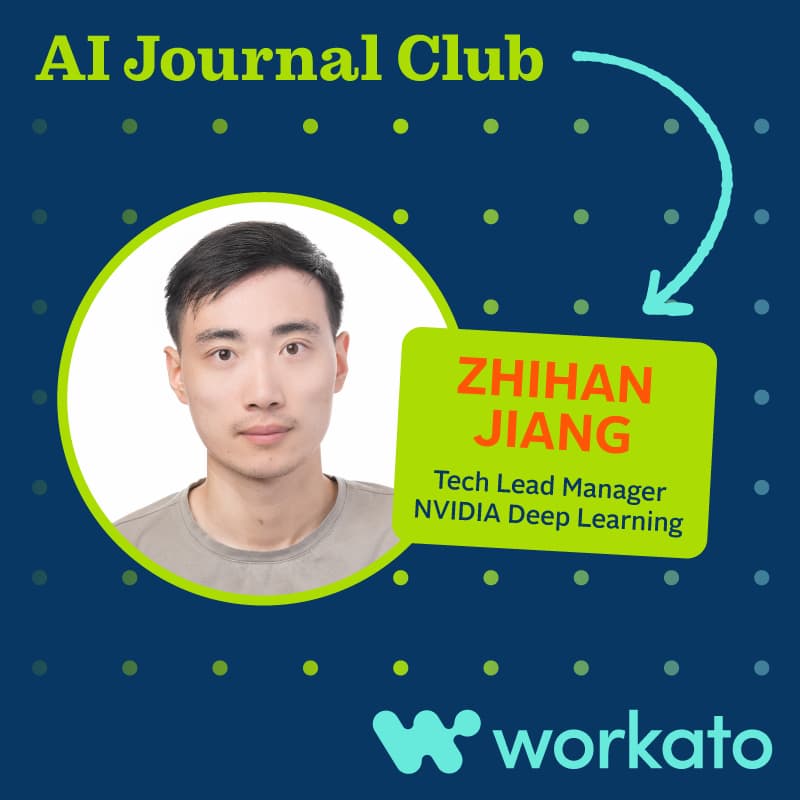 Cover Image for AI Journal Club for Researchers ft. Zhihan Jiang (NVIDIA Deep Learning)