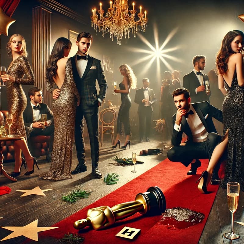 Cover Image for Hollywood Lies -- A Murder Mystery!