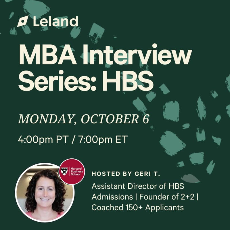Cover Image for MBA Interview Series: HBS