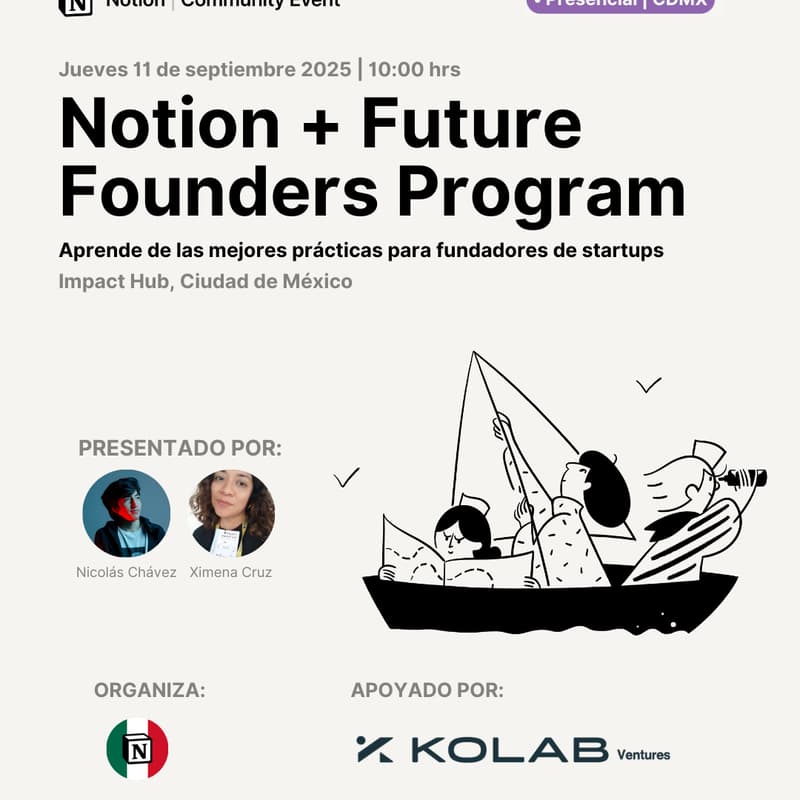 Cover Image for Notion + Future Founders Program