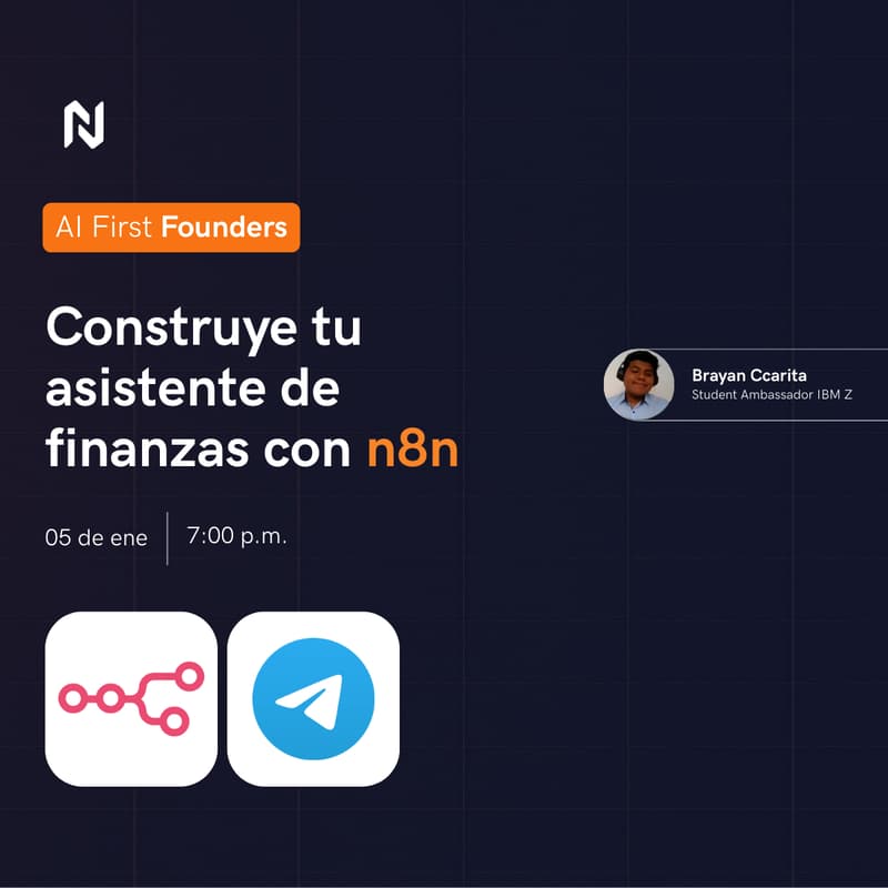 Cover Image for Construye tu asistente de finanzas con n8n