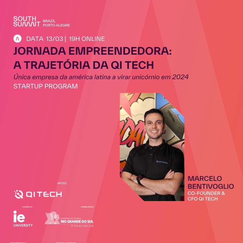 Imagem de capa para STARTUP PROGRAM: JORNADA EMPREENDEDORA POR TRÁS DA QI TECH