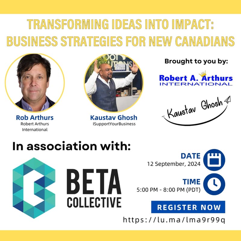 Cover Image for Transforming Ideas into Impact: Business Strategies for New Canadians