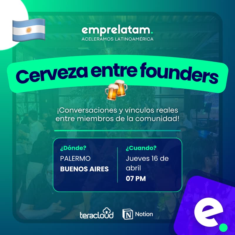 Cover Image for Cerveza entre founders Emprelatam
