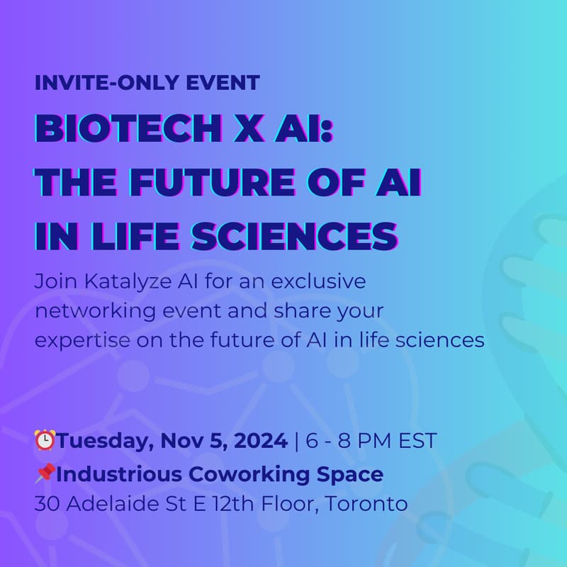 Cover Image for BioTech x AI: The Future of AI in Life Sciences