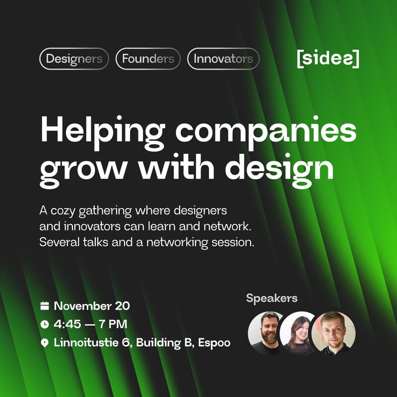 Cover Image for [sides]: Helping companies grow with design
