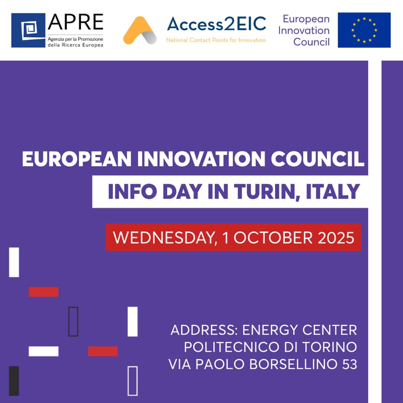 Cover Image for European Innovation Council (EIC) Info Day in Turin