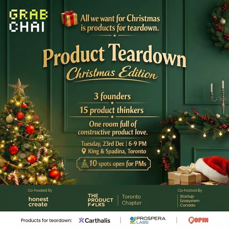 Cover Image for Product Teardown Huddle: GC Toronto Edition