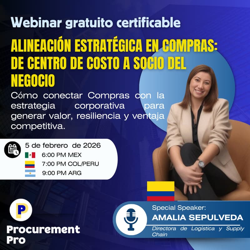 Cover Image for Alineación Estratégica en Compras: de centro de costo a socio del negocio