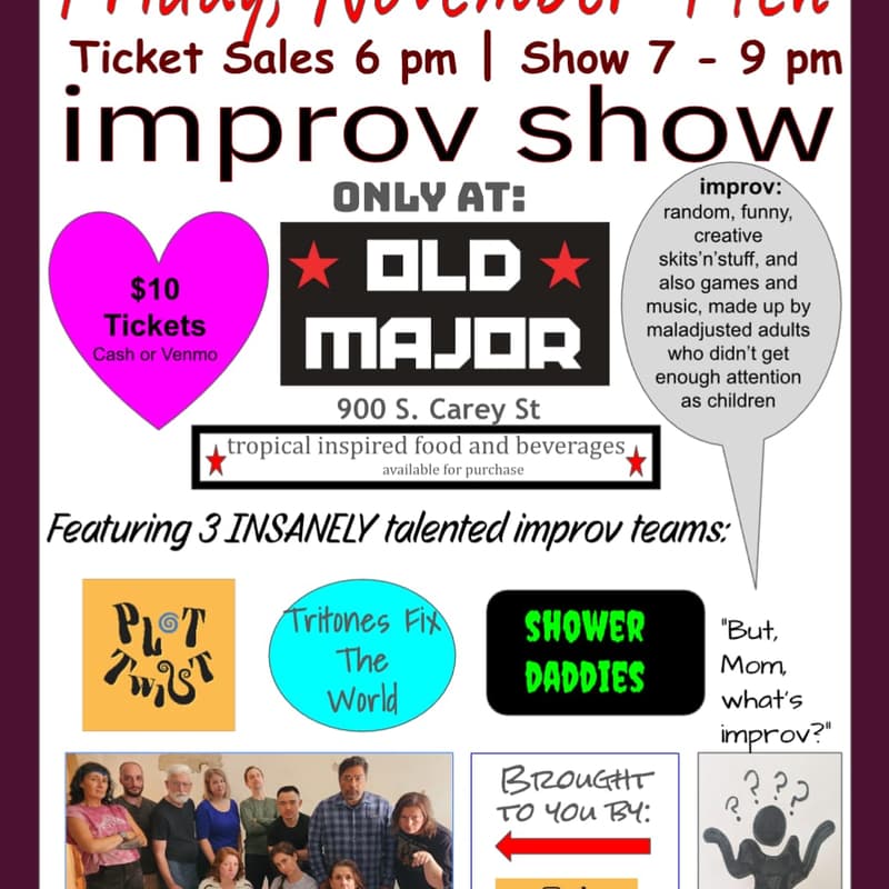 Cover Image for Show: Tritones Improv Musical + Improv /w Plot Twist & Shower Daddies