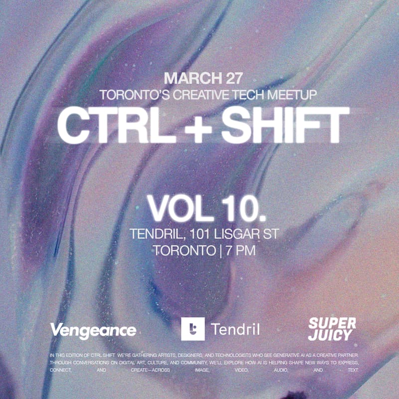 Cover Image for CTRL+SHIFT Vol. 10 @ Tendril - Creative Tech Meetup