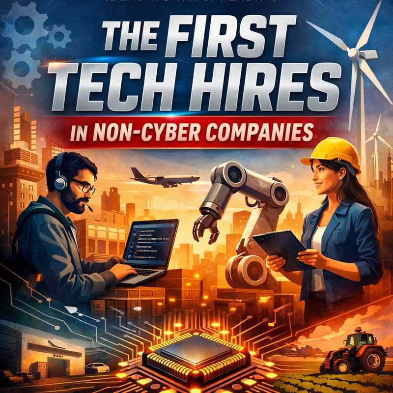 Cover Image for TEDx - First Tech Hire | Non Cyber Companies