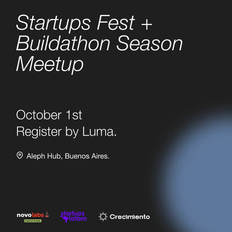 Foto de portada de Startups Fest + Buildathon Season [Meetup]