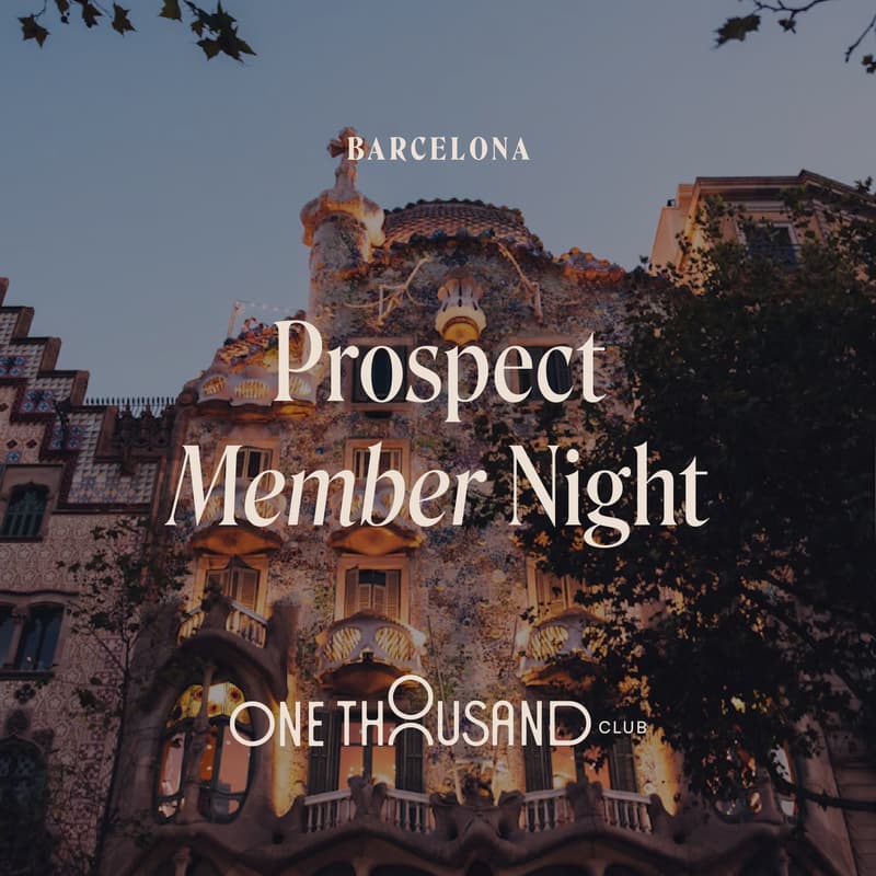 Cover Image for Barcelona: Prospect Members Night