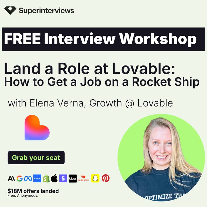 Cover Image for Land a Role at Lovable: How to Get a Job on a Rocket Ship with Elena Verna (Growth at Lovable)