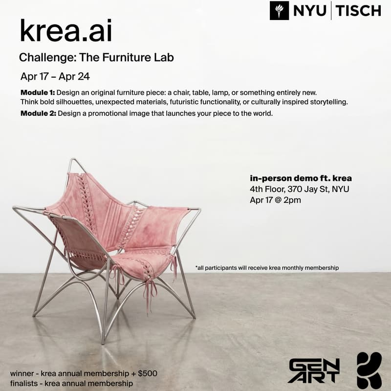 Cover Image for Hybrid | Krea.ai × GenART | AI Design Challenge: Create Anything