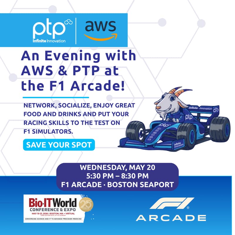Cover Image for An Evening with AWS & PTP at the F1 Arcade!