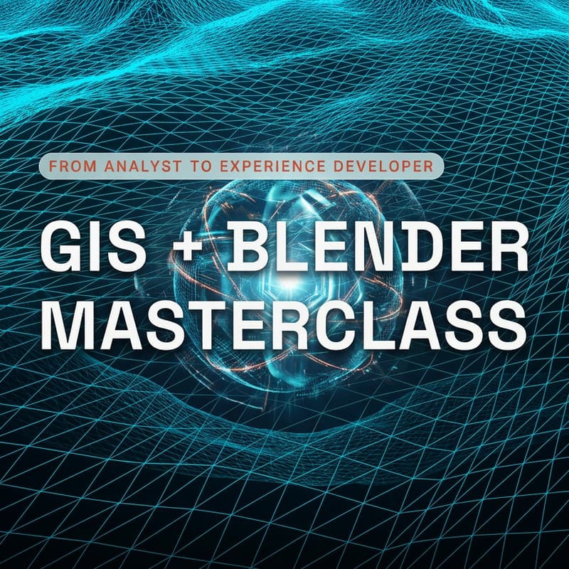 Cover Image for Level 1 | Blender + GIS Masterclass (Saturday + Sunday)