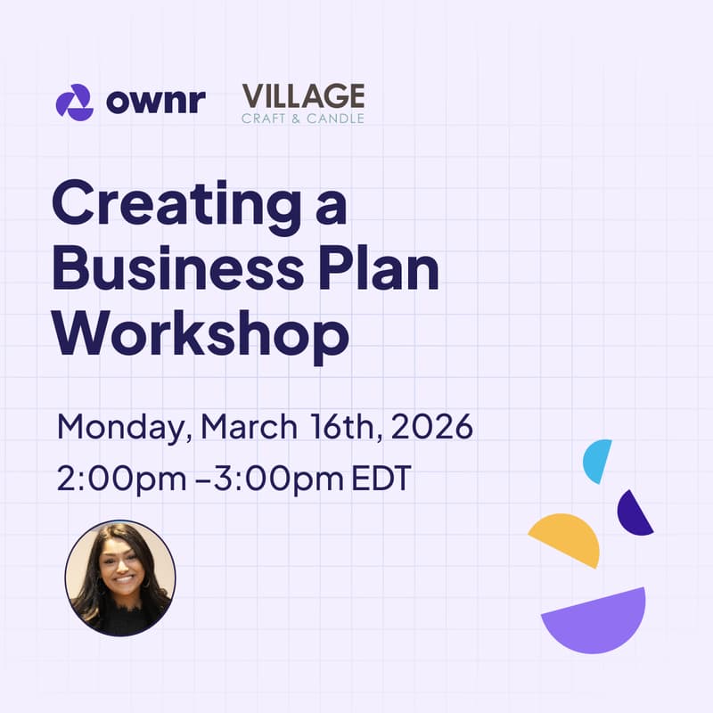Cover Image for Creating a Business Plan Workshop with Village Craft & Candle