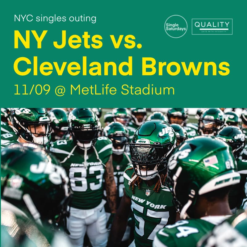 Cover Image for Singles Outing: NY Jets vs. Cleveland Browns
