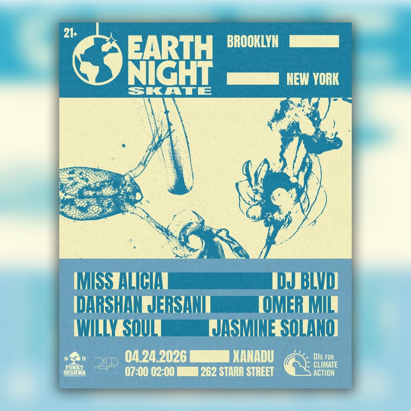 Cover Image for Earth Skate NYC (NIGHT 21+) @ Xanadu Rollerarts