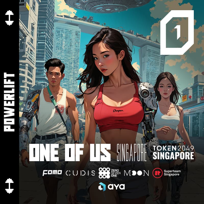 Cover Image for ONE OF US lift & Coffee // Aya, Cudis, 071Labs, Moonring, Superteam Singapore, FOMO Magazine