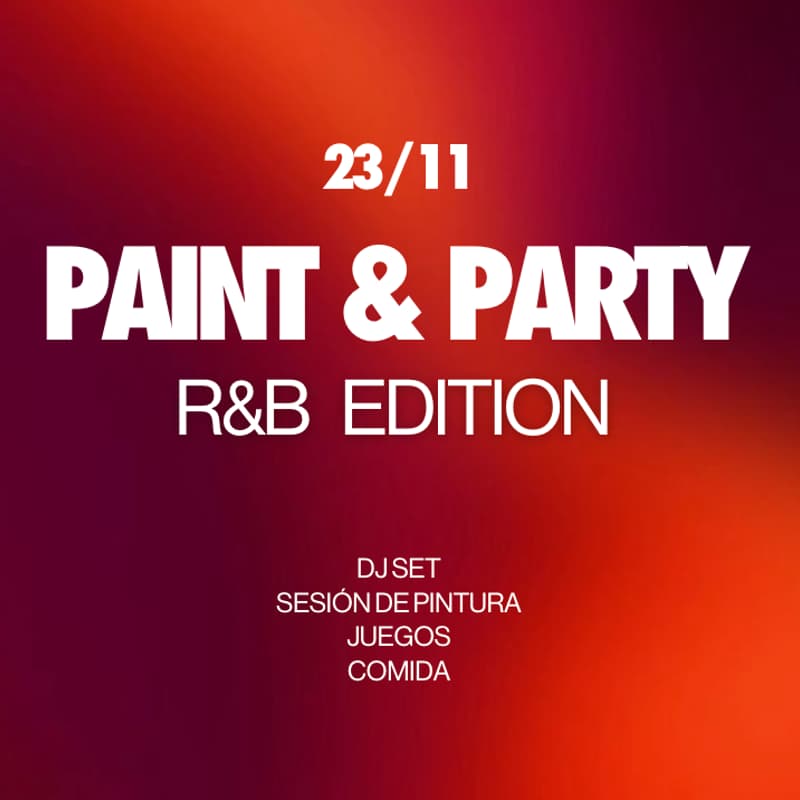 Cover Image for Paint & Party R&B Edition Barcelona