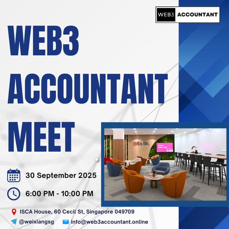 Cover Image for Web3 Accountant Meet @ Token2049