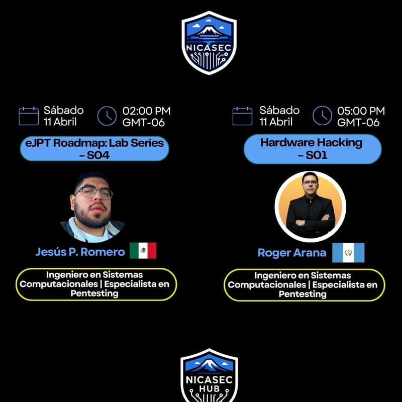 Cover Image for Pentesting & Hardware Hacking: Jornada de Mentorías Técnicas