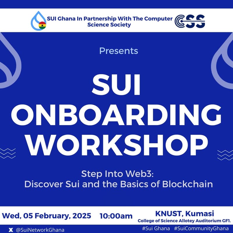 Cover Image for SUI ONBOARDING WORKSHOP