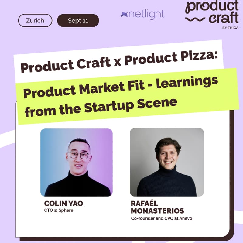 Cover Image for Product Craft Meets Product x Pizza: Product Market Fit - learnings from the Startup Scene