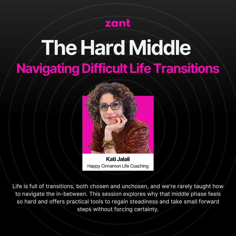 Cover Image for The Hard Middle: Navigating Difficult Life Transitions