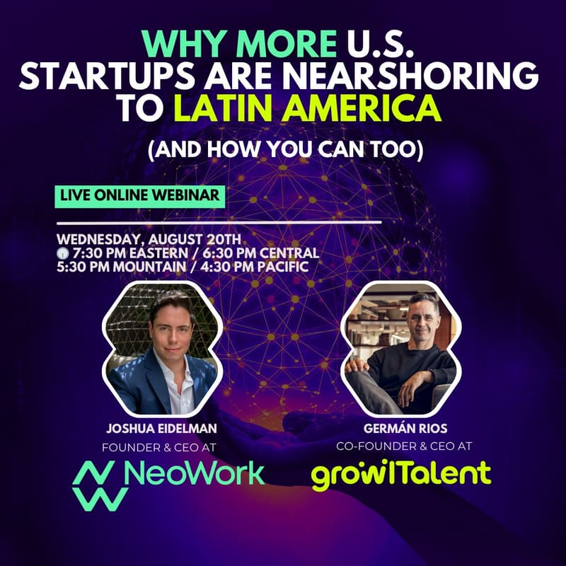 Cover Image for Why More U.S. Startups Are Nearshoring to Latin America (And How You Can Too)