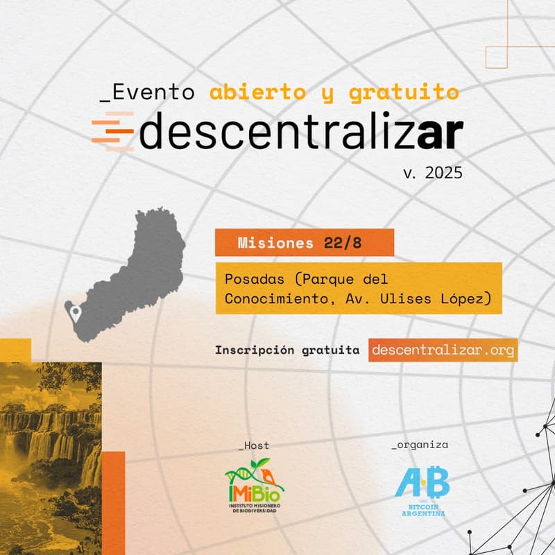 Cover Image for 🧡🚀 DescentralizAR Día 1 | Posadas, Misiones