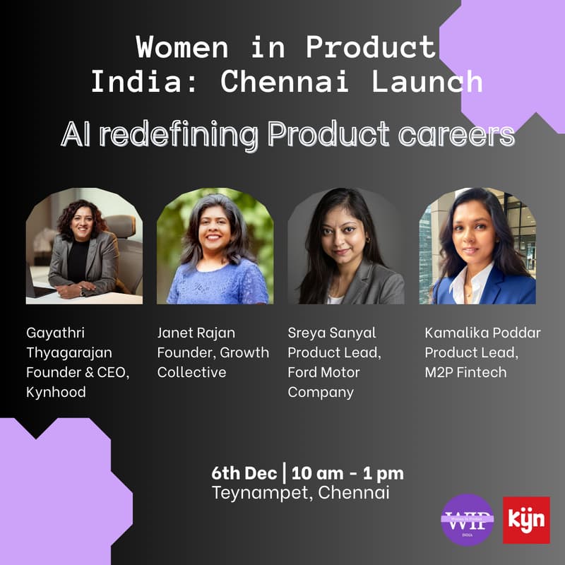 Cover Image for Chennai Launch: AI redefining Product