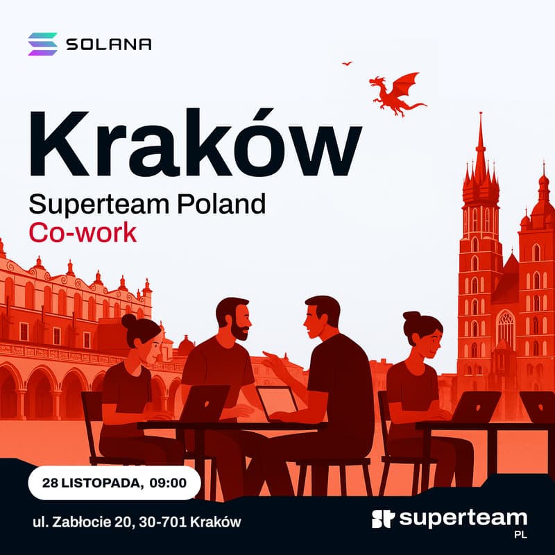 Cover Image for Superteam Poland Co-work: Kraków