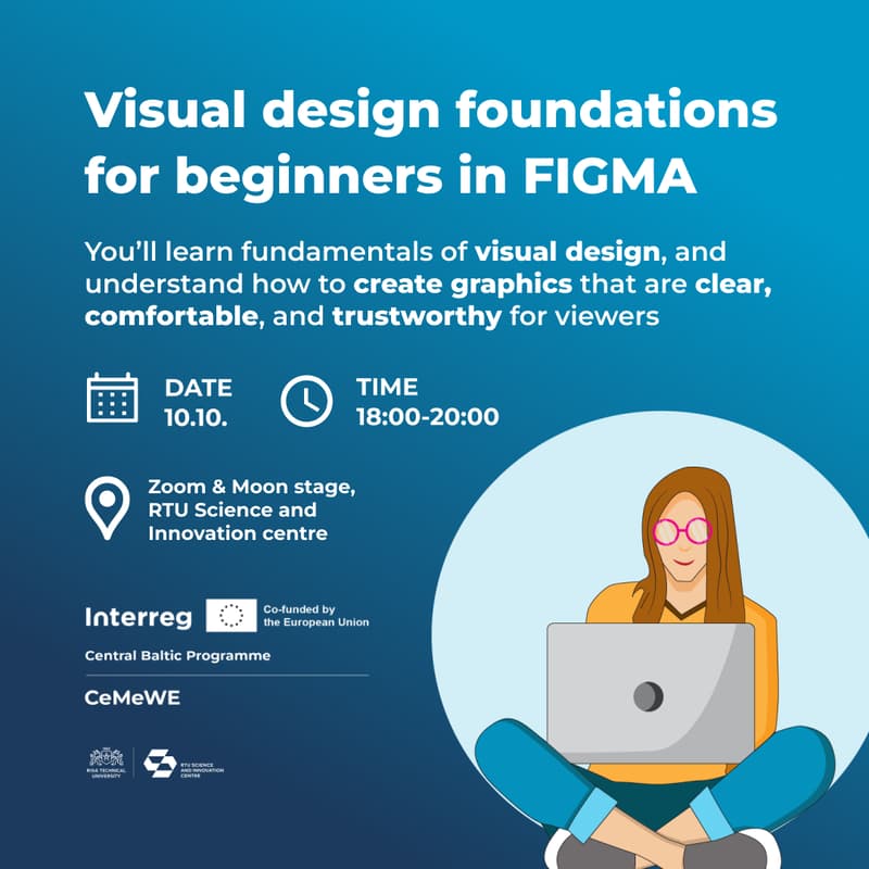 Cover Image for CeMeWE Visual Design Workshop for Beginners in FIGMA