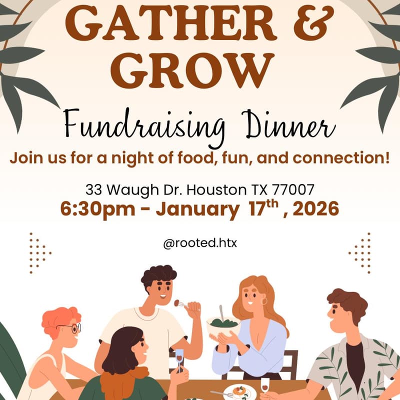 Cover Image for Gather & Grow - Fundraising Dinner