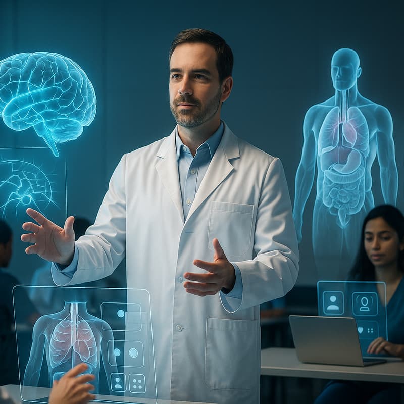 Cover Image for Inteligencia Artificial en Enseñanza Médica