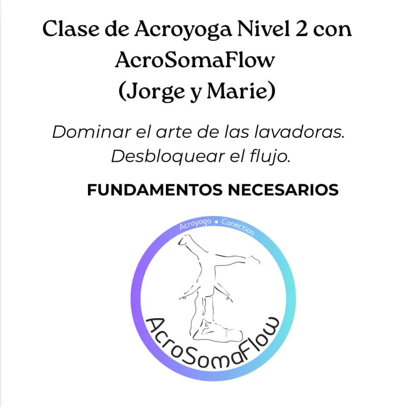 Cover Image for Clase de Acroyoga Nivel 2 con AcroSomaFlow