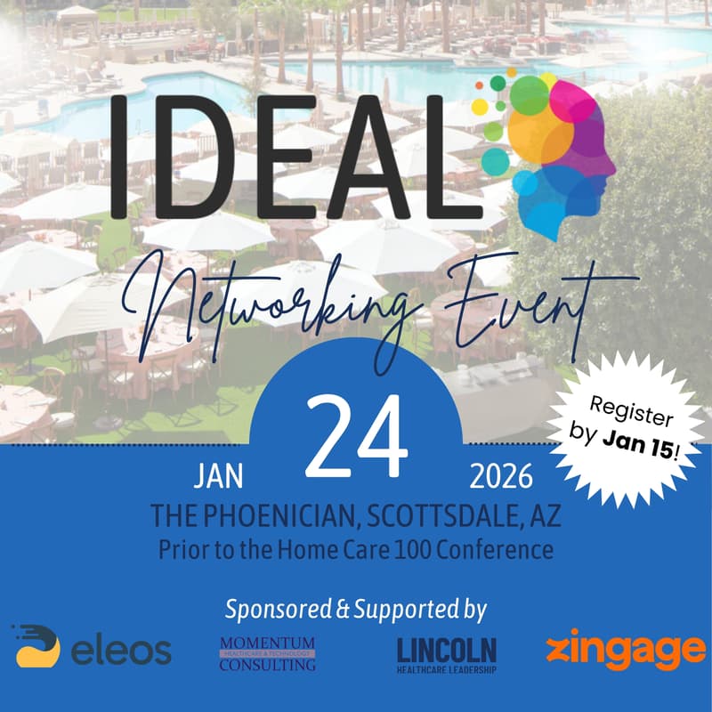 Cover Image for IDEAL Networking Event Prior to HomeCare100