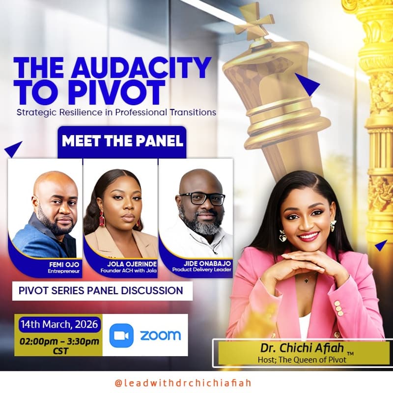 Cover Image for The Audacity to Pivot; Strategic Resilience in Professional Transitions