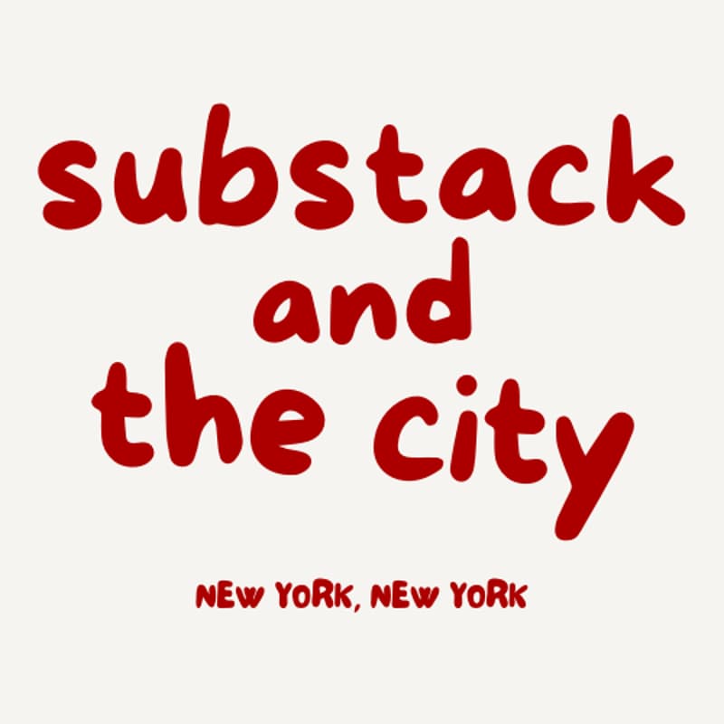 Cover Image for Substack & The City