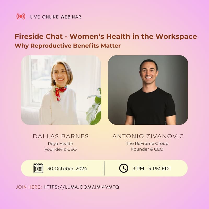 Cover Image for LIVE WEBINAR: Women’s Health in the Workplace: Why Reproductive Benefits Matter
