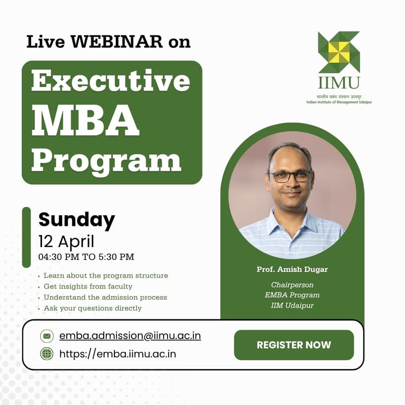 Cover Image for Information Session: IIMU's Executive MBA Program