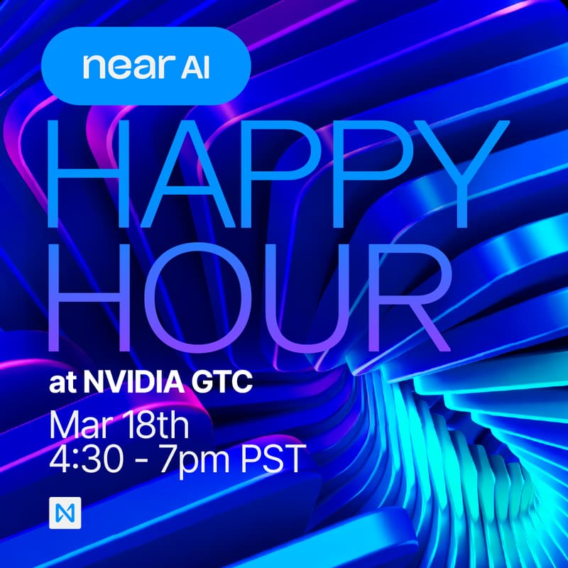 Cover Image for NEAR AI Happy Hour @ NVIDIA GTC 2026